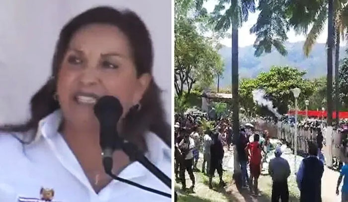 Llegada de Dina Boluarte a Junín desata protestas y enfrentamientos que dejan 2 heridos